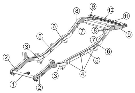 Jeep Wrangler yj parts diagram